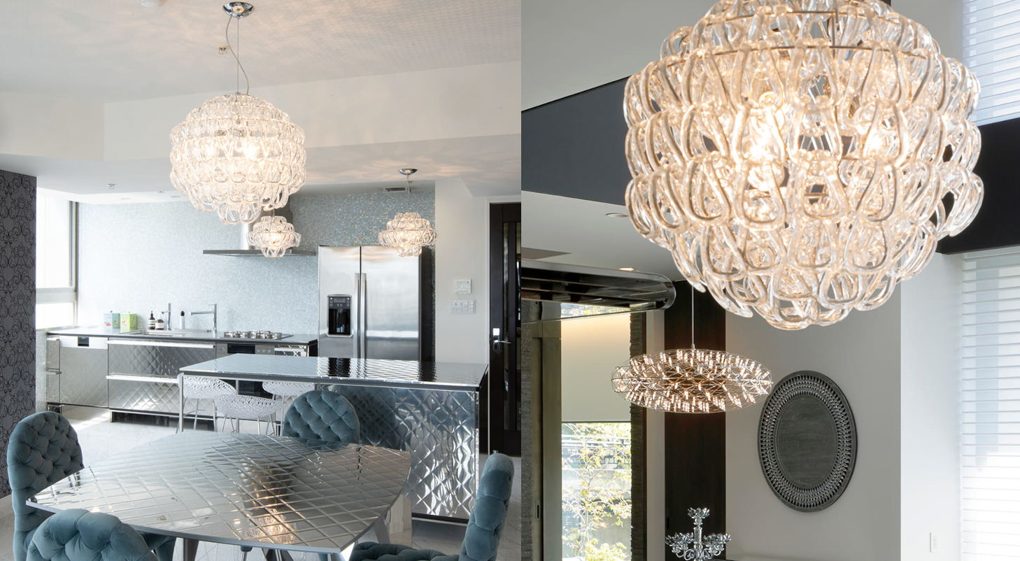 BRANDS Vistosi | ビストージ ムラーノガラス シャンデリア 照明 ジョガーリ